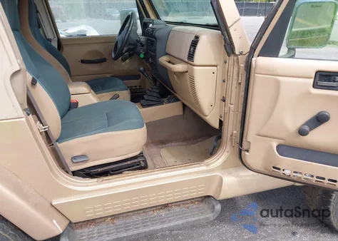 1999 Jeep Wrangler Sahara из США, поврежденный, VIN 1J4FY49S5XP462970